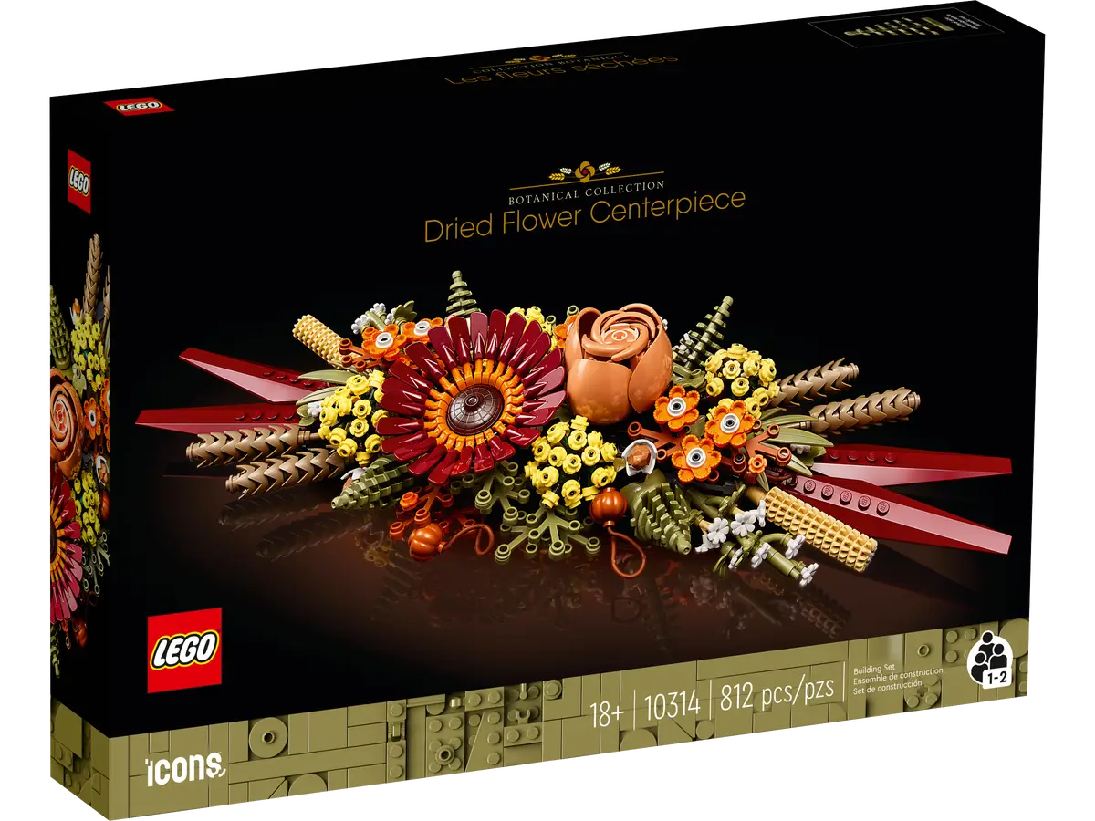 LEGO 10314 – Centre de Table Fleurs Séchées