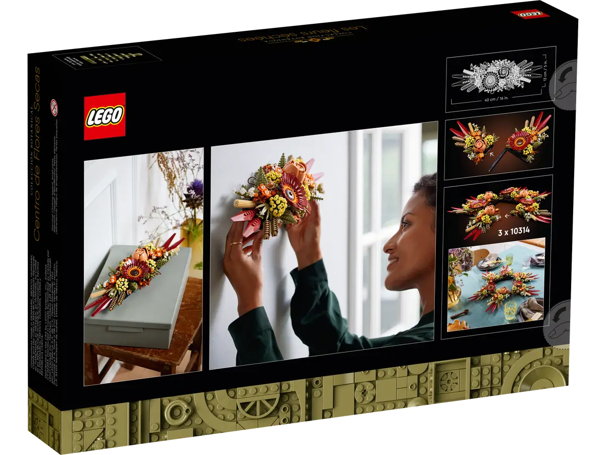 LEGO 10314 – Centre de Table Fleurs Séchées